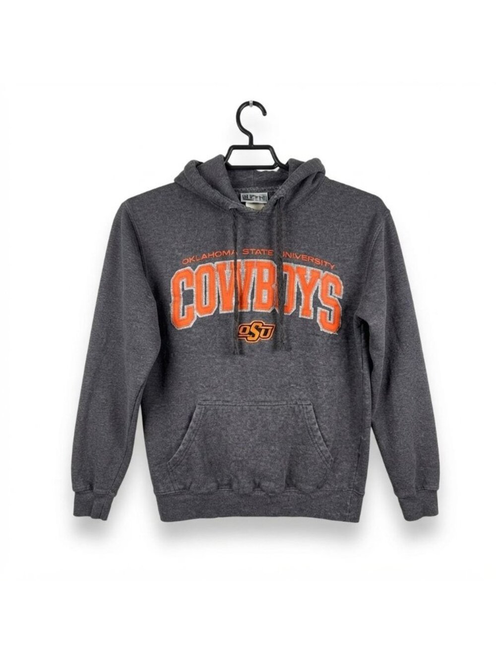 Men's Section 101 by Majestic Gray Oklahoma State Cowboys Hoodie Pullover S